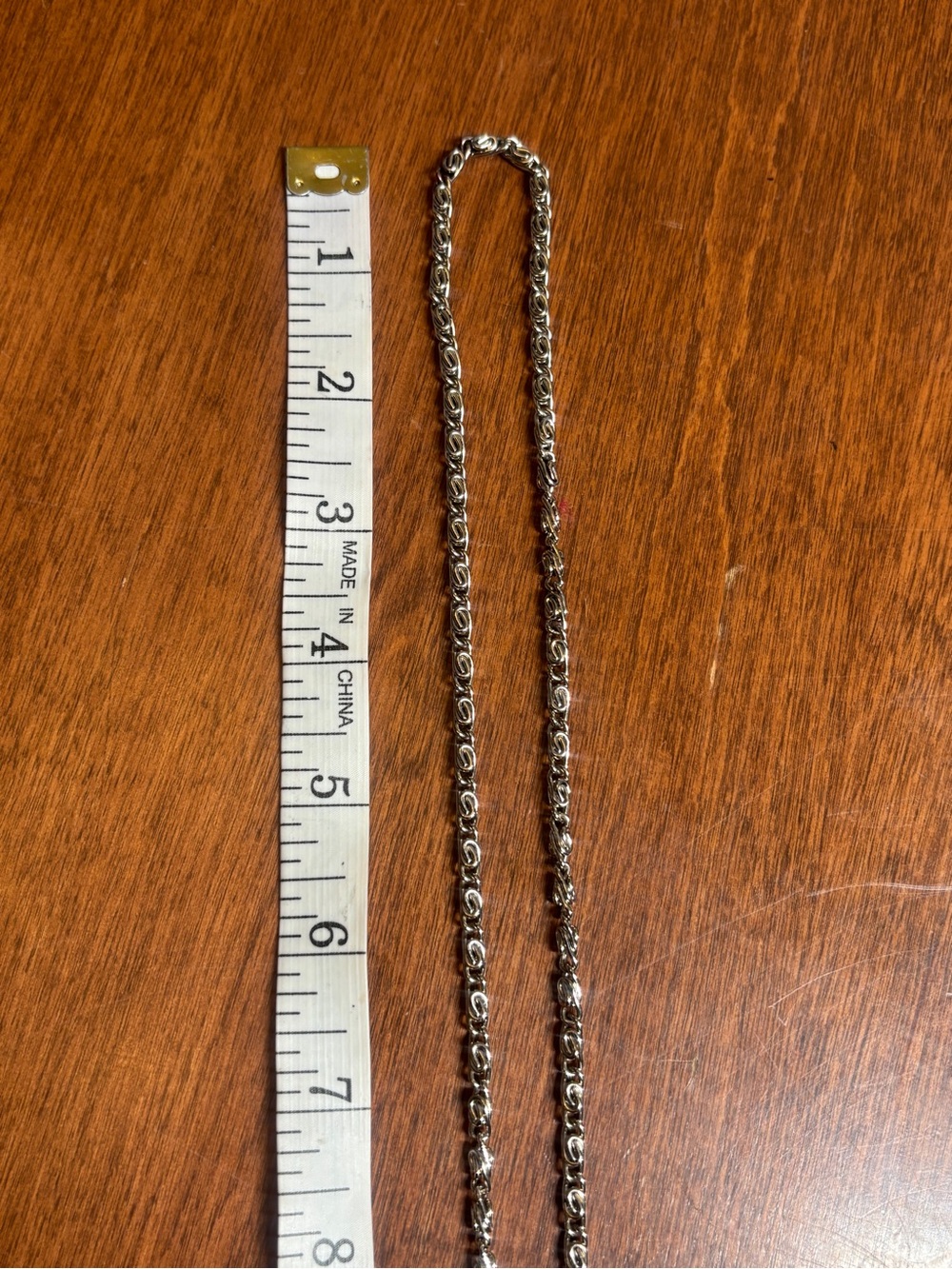 Silver scroll replacement chain - Picture 2 of 4
